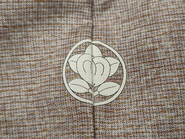 平和屋着物●本場染大島紬　霞文　正絹　逸品　CAAY4986ut