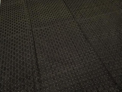 平和屋着物●本場大島紬　龍郷絣　秋名バラ　正絹　逸品　CAAY4990ut