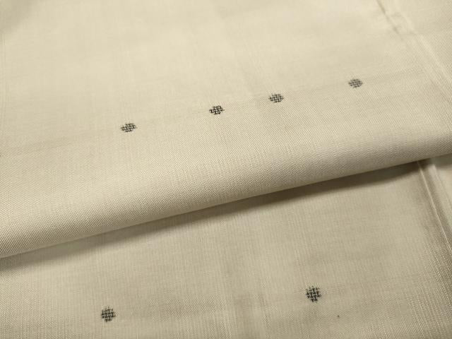 平和屋着物●東郷織物謹製　本場大島紬　横段丸文　正絹　逸品　CAAY4992ut