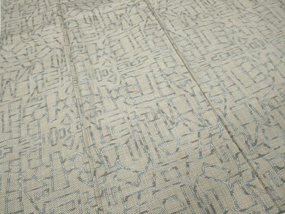 平和屋着物●本場大島紬　白大島　7マルキ　吉祥文　三越扱い　正絹　逸品　CAAY5009ut