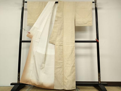 平和屋着物●本塩沢 絣文様 正絹 逸品 CAAY5020ut