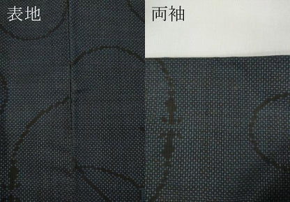 平和屋着物●本場大島紬　7マルキ　吉祥花文　正絹　逸品　CAAY5031ut