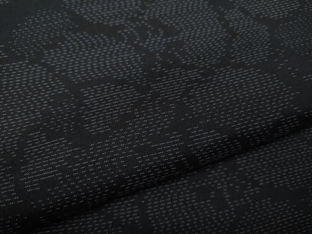 平和屋着物●本場大島紬 舞花文 正絹 逸品 CAAY5035ut
