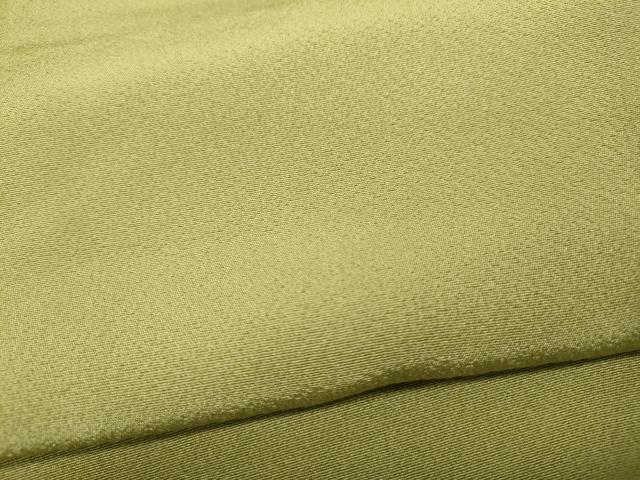 平和屋着物●上質な色無地 抹茶色 正絹 逸品 未使用 CAAY5068ut