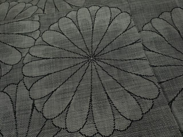 平和屋着物●本場大島紬 9マルキ 舞菊文 正絹 逸品 CAAY5092ut