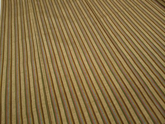 平和屋着物●上質な紬　縞　正絹　逸品　CAAY5093ut