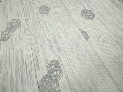 平和屋着物●上質な紬　亀甲花文　正絹　逸品　CAAY5095ut