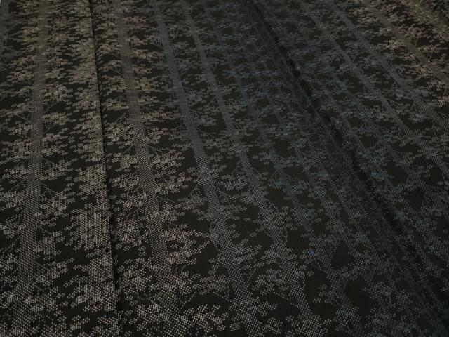 平和屋着物●本場大島紬　7マルキ　草木間道　正絹　逸品　CAAY5096ut