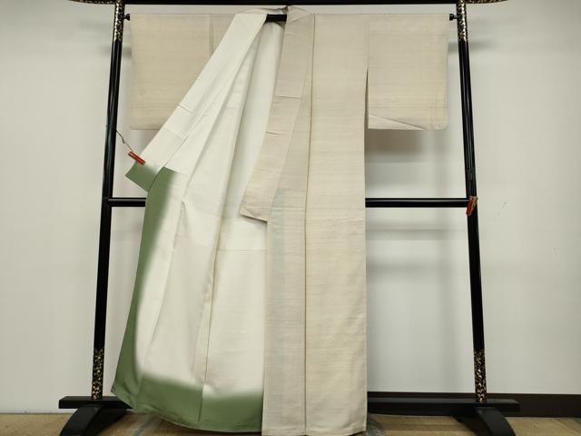 平和屋着物●上質な紬 霞文 正絹 逸品 CAAY5097ut