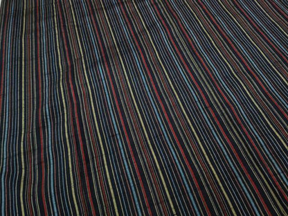 平和屋着物●上質な紬 縞 正絹 逸品 CAAY5108ut