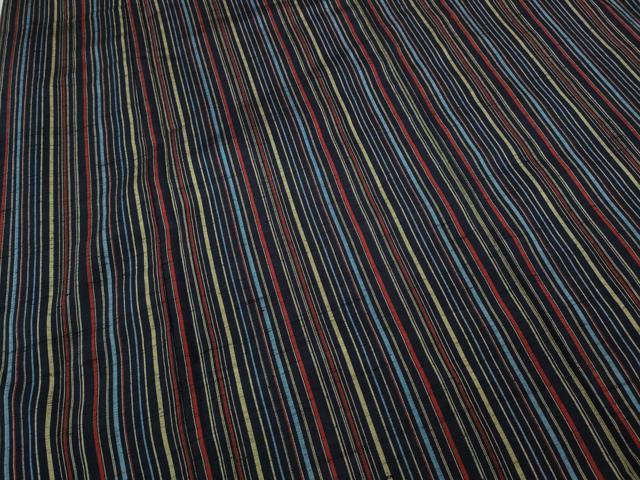 平和屋着物●上質な紬 縞 正絹 逸品 CAAY5108ut