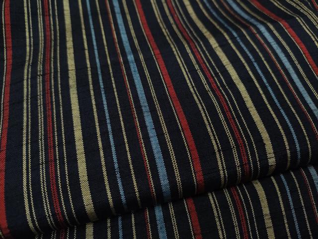 平和屋着物●上質な紬 縞 正絹 逸品 CAAY5108ut