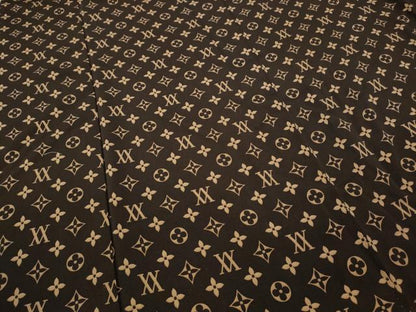 平和屋着物●上質な小紋　型染め　花菱文　正絹　逸品　CAAY5113ut