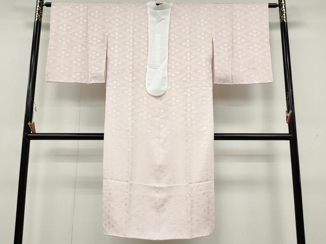 平和屋着物●長襦袢　袷　絞り　菱地紋　正絹　逸品　CAAY5116ut