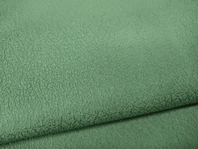 平和屋着物●上質な色無地　霞地紋　青磁色　正絹　逸品　CAAY5127ut