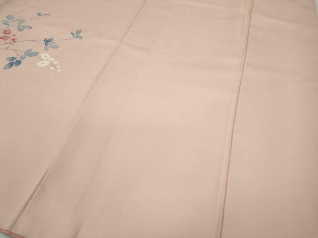 平和屋着物●訪問着 友禅 枝花文 暈し染め 正絹 逸品 CAAY5154ut