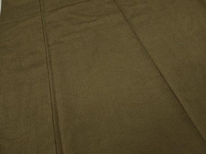 平和屋着物●本塩沢 油色 正絹 逸品 CAAY5163ut