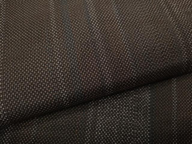 平和屋着物●本場大島紬　9マルキ　麻の葉間道　正絹　逸品　CAAY5183ut