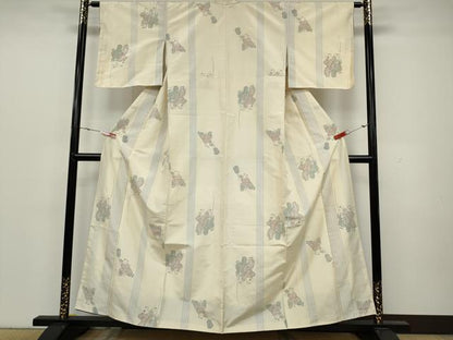 平和屋着物●上質な紬 唐子遊び 正絹 逸品 未使用 CAAY5188ut