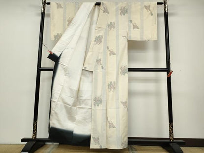 平和屋着物●上質な紬 唐子遊び 正絹 逸品 未使用 CAAY5188ut