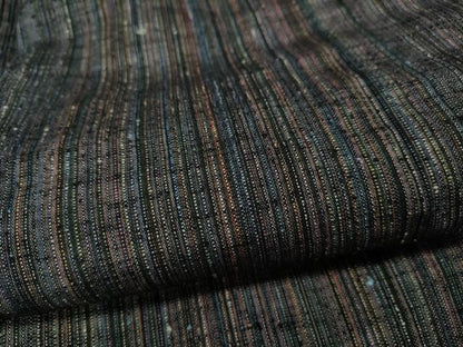 平和屋着物●上質な紬　縞　正絹　逸品　CAAY5189ut