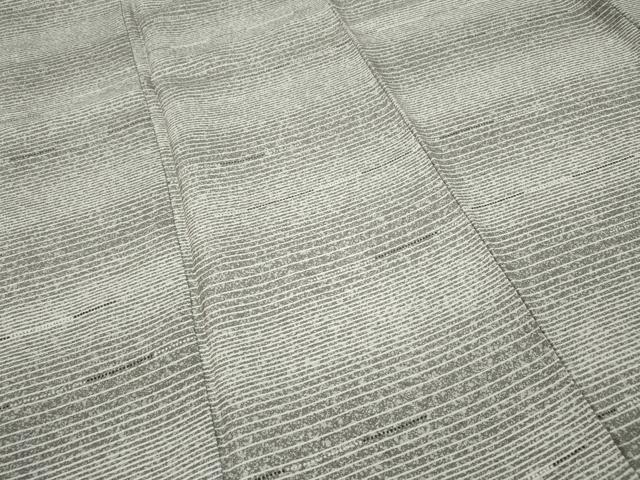 平和屋着物●上質な小紋　横段文　正絹　逸品　CAAY5190ut