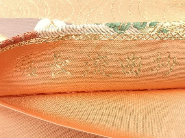 平和屋着物◎六通柄袋帯 唐織 慶長流曲抄 金糸 正絹 逸品 CAAY5210nb