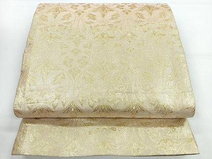 平和屋着物◎佐賀錦　両面　六通柄袋帯　正倉院花文　金銀糸　正絹　逸品　CAAY5472nb