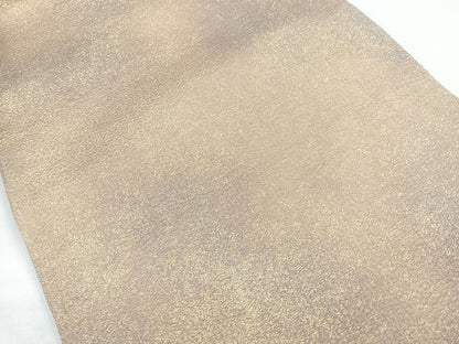 平和屋着物◎六通柄袋帯　霞文　金糸　正絹　逸品　CAAY5525nb