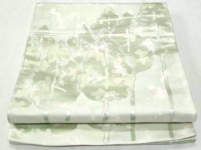 平和屋着物◎六通柄袋帯　樹林文　正絹　逸品　CAAY5959fb