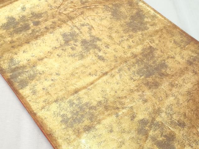 平和屋着物◎六通柄袋帯　霞文　引箔　正絹　逸品　CAAY5962fb