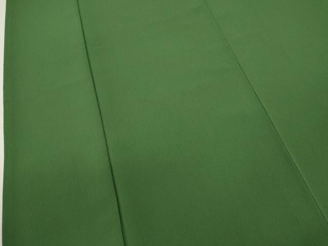 平和屋着物●世界的ファッションデザイナー　山本寛斎　kansaiブランド　小振袖　二尺袖　枝桜文　常磐色　洗える着物　CAAY6212ze