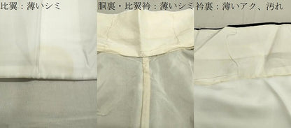 平和屋着物■豪華黒留袖　刺繍　風景文　暈し染め　正絹　逸品　CAAY6434gh