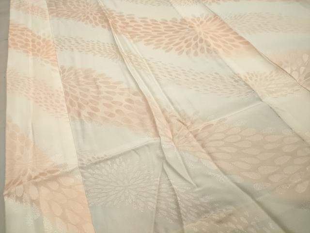 平和屋着物■長襦袢　無双仕立て　斜線花地紋　暈し染め　正絹　逸品　CAAY6571gh