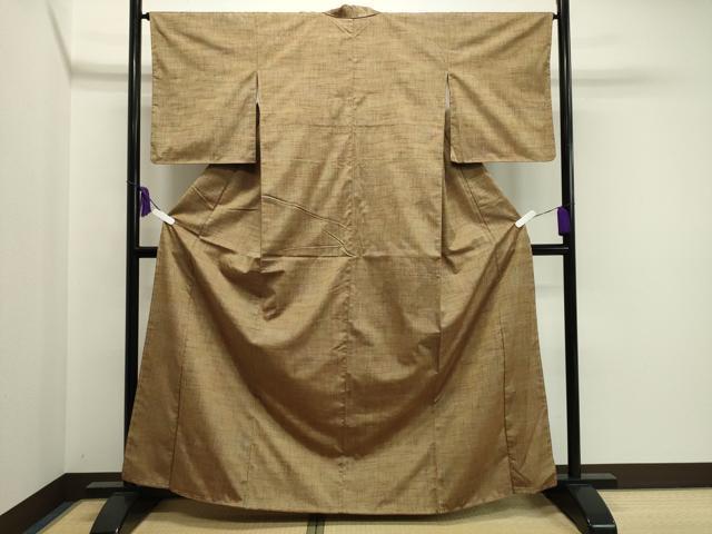 平和屋着物■上質な紬 縞 正絹 逸品 CAAY6757gh