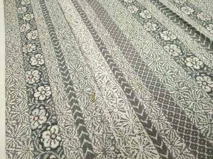 平和屋着物●上質な紬　アンサンブル　花間道　正絹　逸品　CAAY6761gh