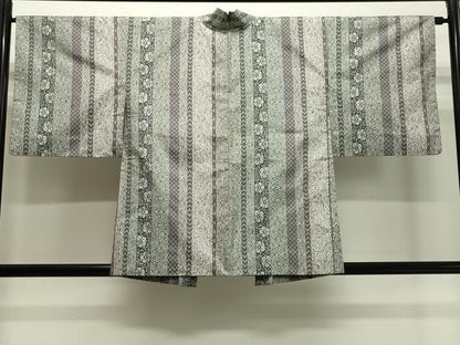 平和屋着物●上質な紬　アンサンブル　花間道　正絹　逸品　CAAY6761gh