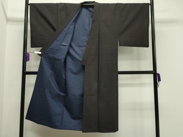 平和屋着物●男性　紬　アンサンブル　霞文　正絹　逸品　CAAY6763gh