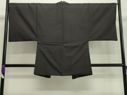 平和屋着物●男性　紬　アンサンブル　霞文　正絹　逸品　CAAY6763gh