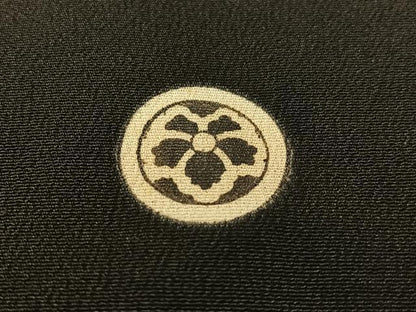 平和屋着物■豪華黒留袖 刺繍 遠山樹林文 暈し染め 金彩 正絹 逸品 CAAY7191vp