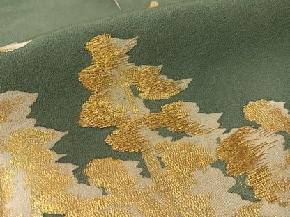 平和屋着物■豪華黒留袖 刺繍 遠山樹林文 暈し染め 金彩 正絹 逸品 CAAY7191vp
