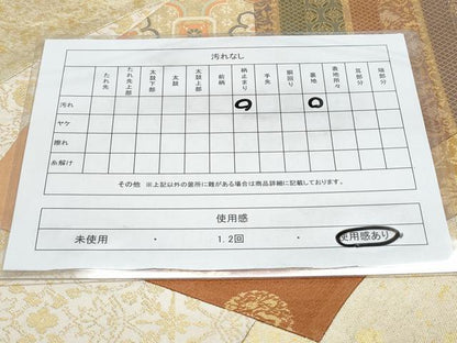 平和屋着物◎六通柄袋帯 切嵌 地紙花文 金糸 引箔 正絹 逸品 CAAY7218th