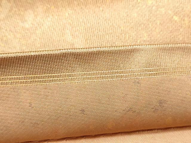 平和屋着物◎六通柄袋帯　霞文　引箔　正絹　逸品　CAAY7279th