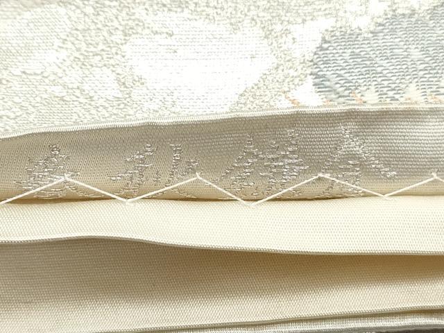 平和屋着物◎六通柄袋帯　春空き鎌倉　金銀糸　正絹　逸品　CAAY7280th