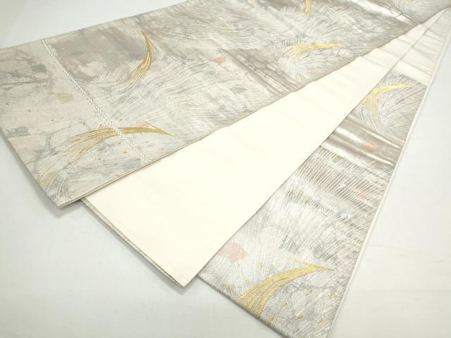 平和屋着物◎六通柄袋帯　古都の四季　錦引箔　正絹　逸品　CAAY7303th