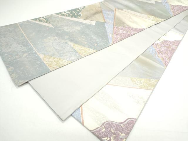 平和屋着物◎六通柄袋帯 唐織 吉祥文 金糸 引箔 正絹 逸品 CAAY7337th