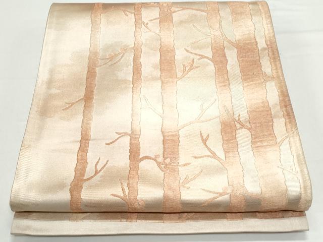平和屋着物◎六通柄袋帯 唐織 枝木の実 正絹 逸品 CAAY7343th
