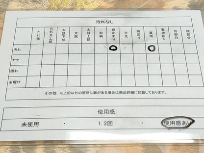 平和屋着物◎六通柄袋帯　草花文　金糸　正絹　逸品　CAAY7349th