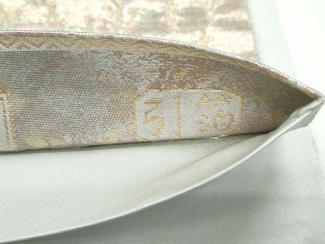 平和屋着物◎六通柄袋帯 日本の情景 近江八景 引箔 正絹 逸品 CAAY7434th