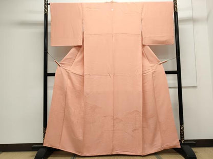 平和屋着物■豪華色留袖　都林水名勝園　甚三紅色　正絹　逸品　CAAY7531th